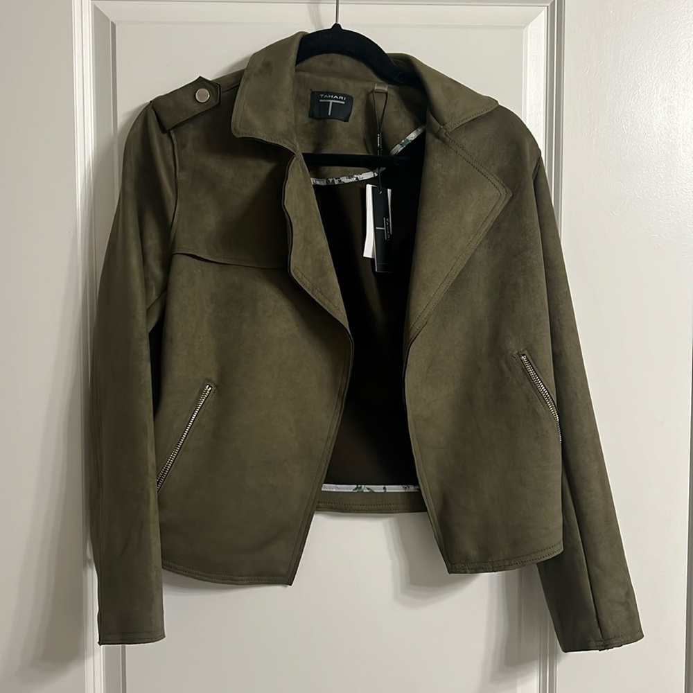 NWT Tahari Suede jacket